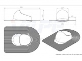 Vilpe XL průchodový prvek pro bitumenové střechy