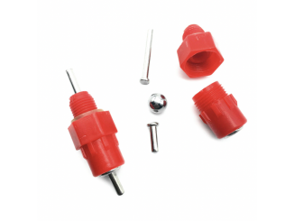 Náhradné diely –  Scobax Plastový nipl, červený, 1/8", 3 mm nipl AGROFORTEL