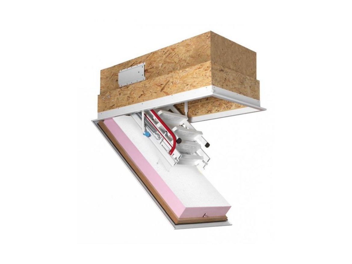 Skladacie podkrovné schody Wippro Klimatec 160 Luxe