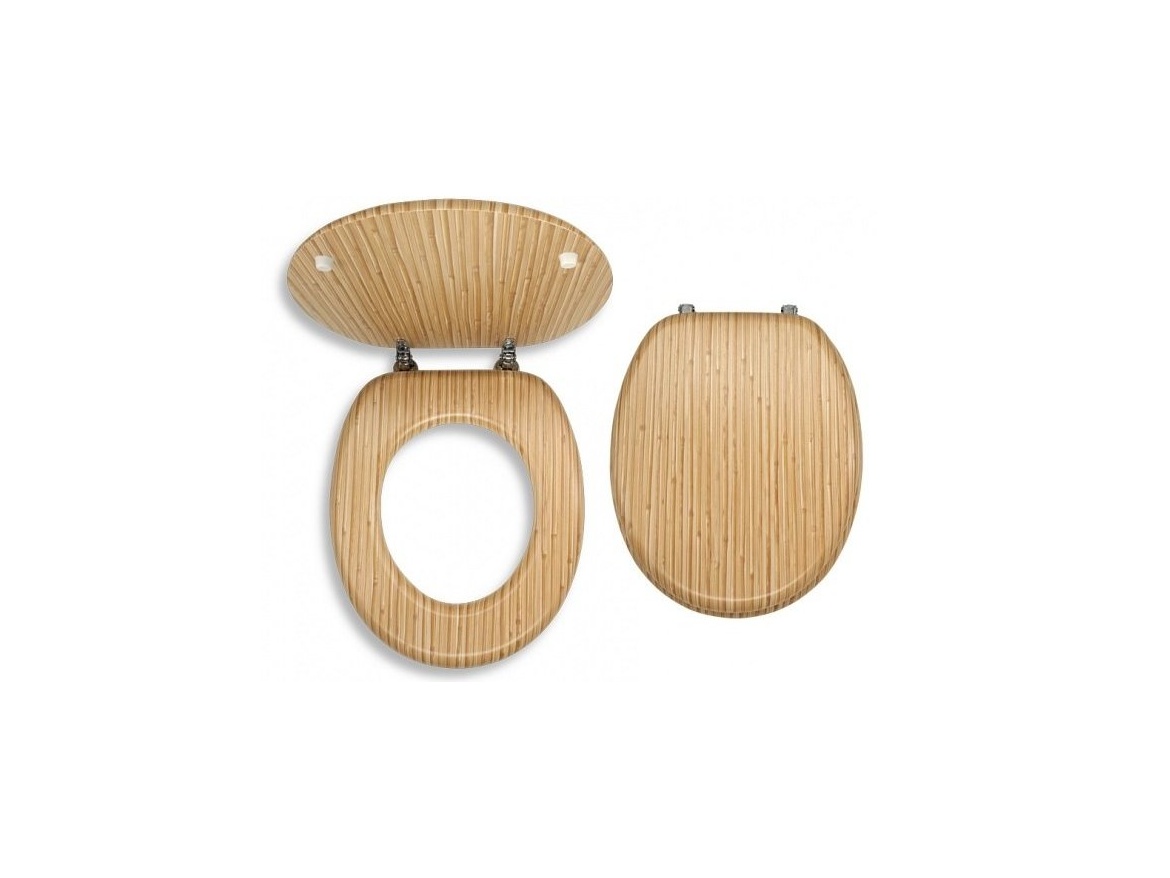 Novaservis WC sedátko s poklopem, bambus dekor,  WC/BAMBUS
