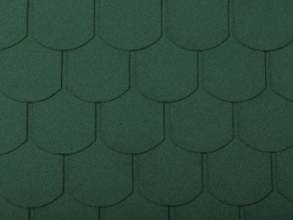 Asfaltové střešní šindele Covernit –  Uni Strong bobrovka zelená 3,85 m²