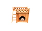 Scobax Villa ROSE | Dřevěný domeček pro mazlíčky - 72 x 58 x 64.5 cm