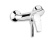 Novaservis Sprchová baterie Metalia 57 150 mm, chrom, nástěnná, bez příslušenství,  57060/1,0