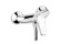 Novaservis Sprchová baterie Metalia 57 150 mm, chrom, nástěnná, bez příslušenství,  57060/1,0