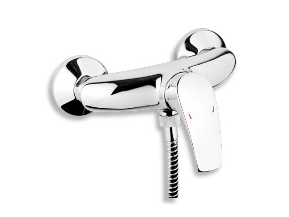 Novaservis Sprchová baterie Metalia 57 150 mm, chrom, nástěnná, bez příslušenství,  57060/1,0