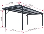 Přístřešek na auto PC Gutta Carport Premium