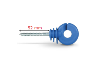 Chovatelské potřeby –  Scobax Izolátor kruhový - ABS 52 mm - s vrutem - extrémně odolný