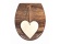 WC sedátka, záchodová prkna Schütte WOOD HEART | Duroplast, Soft Close