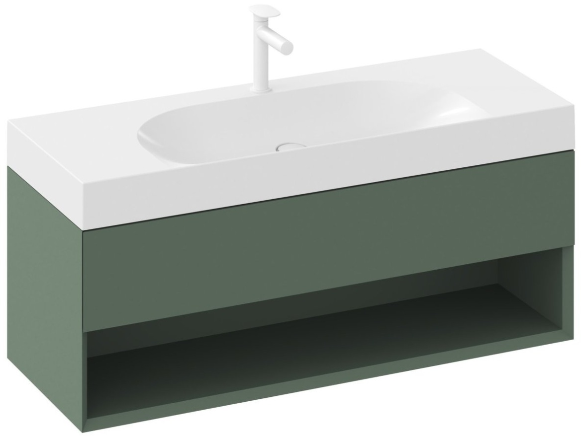 Ravak Umyvadlo Lite 120/80 S, s otvorem pro baterii, bez přepadu