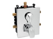 Novaservis Sprchová baterie Metalia 57, chrom, podomítková, termostatická, bez příslušenství,  BOX57052RXT,0