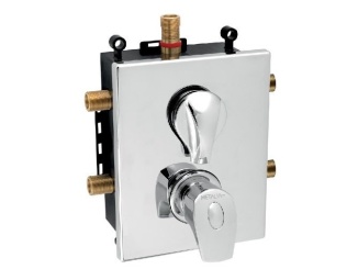 Termosztatikus – Novaservis Sprchová baterie Metalia 57, chrom, podomítková, termostatická, bez příslušenství, BOX57052RXT,0