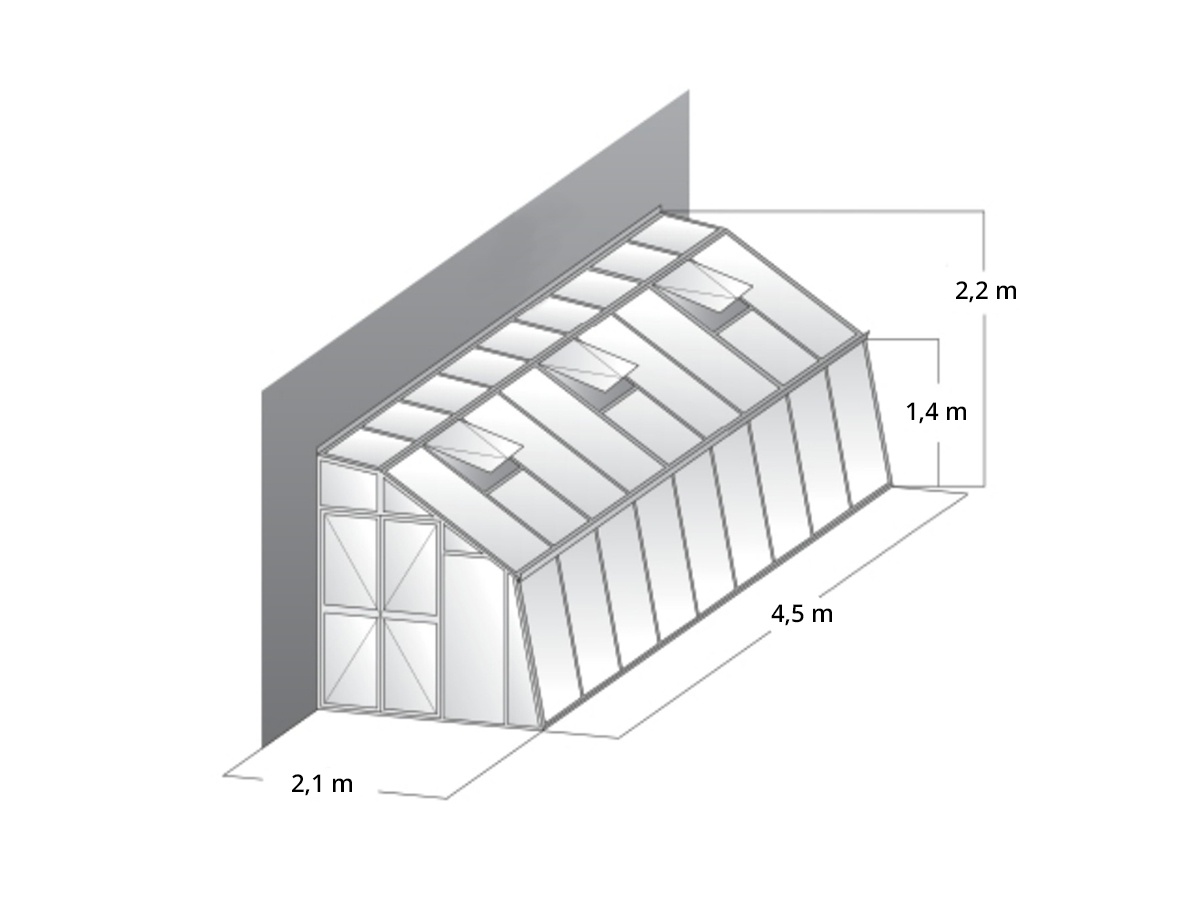 Skleník Limes Variant (přístavba)