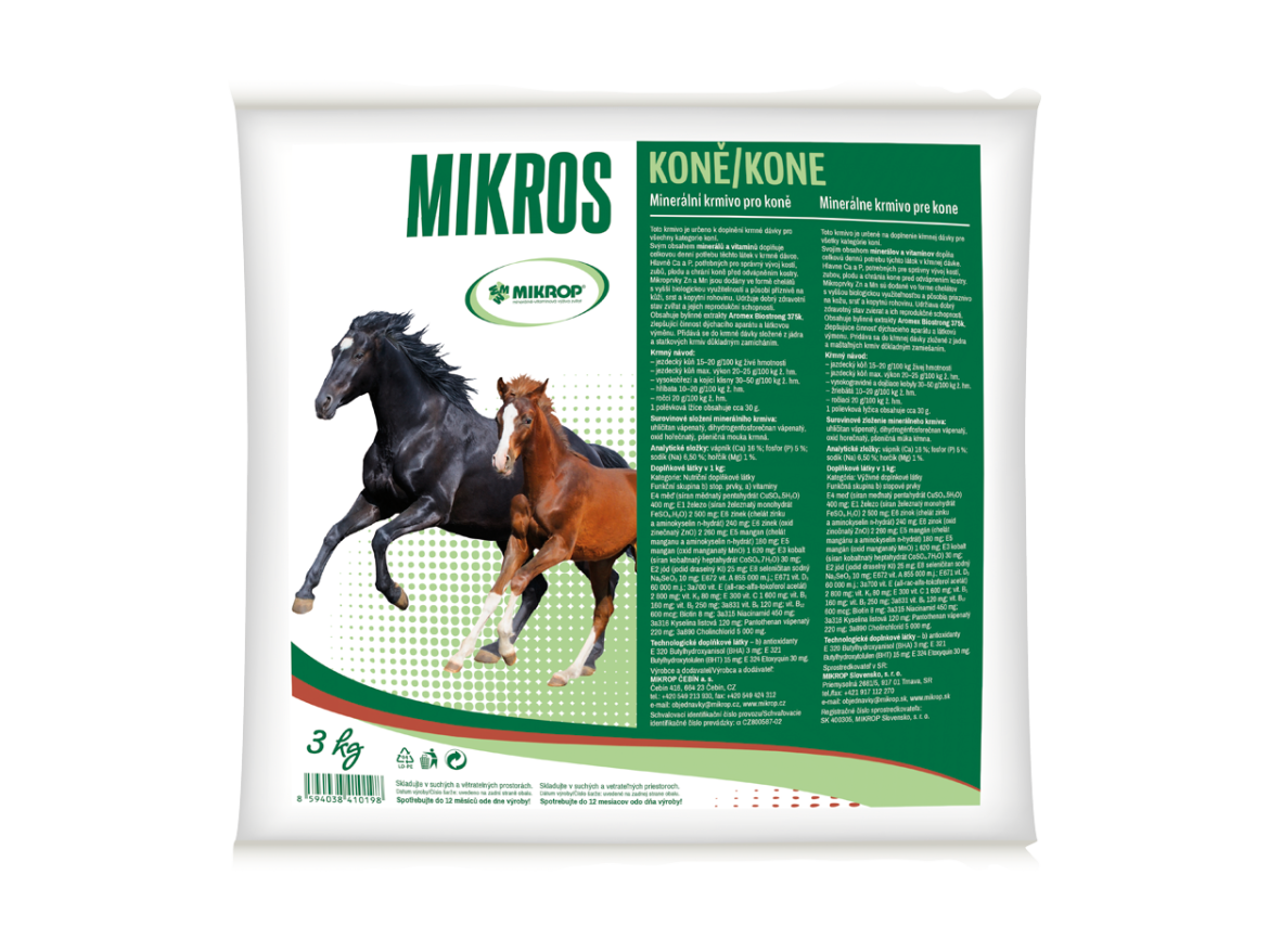 Scobax Mikrop Koně 3 kg