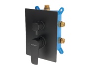 Novaservis Sprchová/vanová baterie Metalia 58, černá/chrom, podomítková, bez příslušenství,  BOX58051RX,5