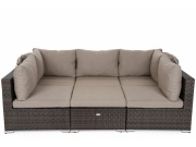 Home & Garden Vigo zahradní sestava z technoratanu Brown Mat/Brown Melange