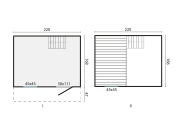 Dětský domeček Tuindeco Cinderella
