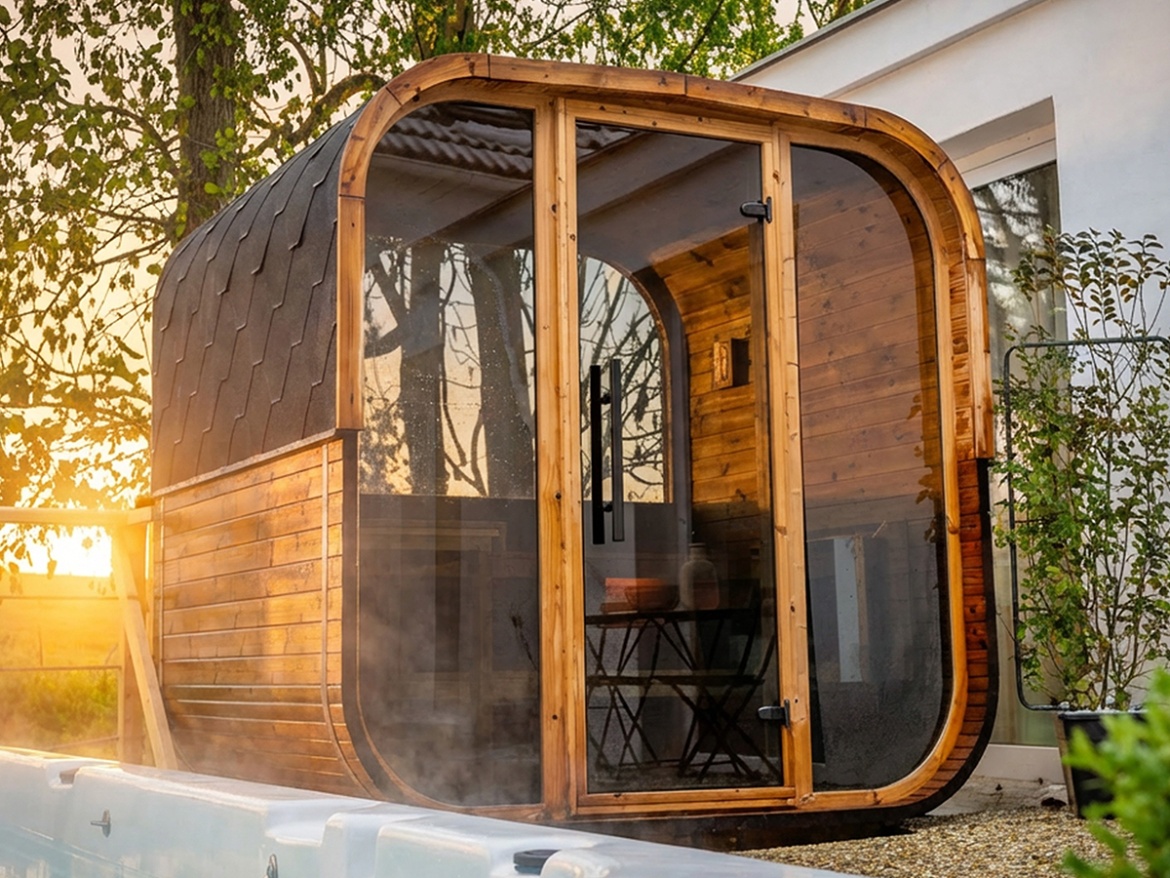 Vonkajšia fínska sauna Bohemit Kubis