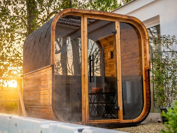 Vonkajšia fínska sauna Bohemit Kubis