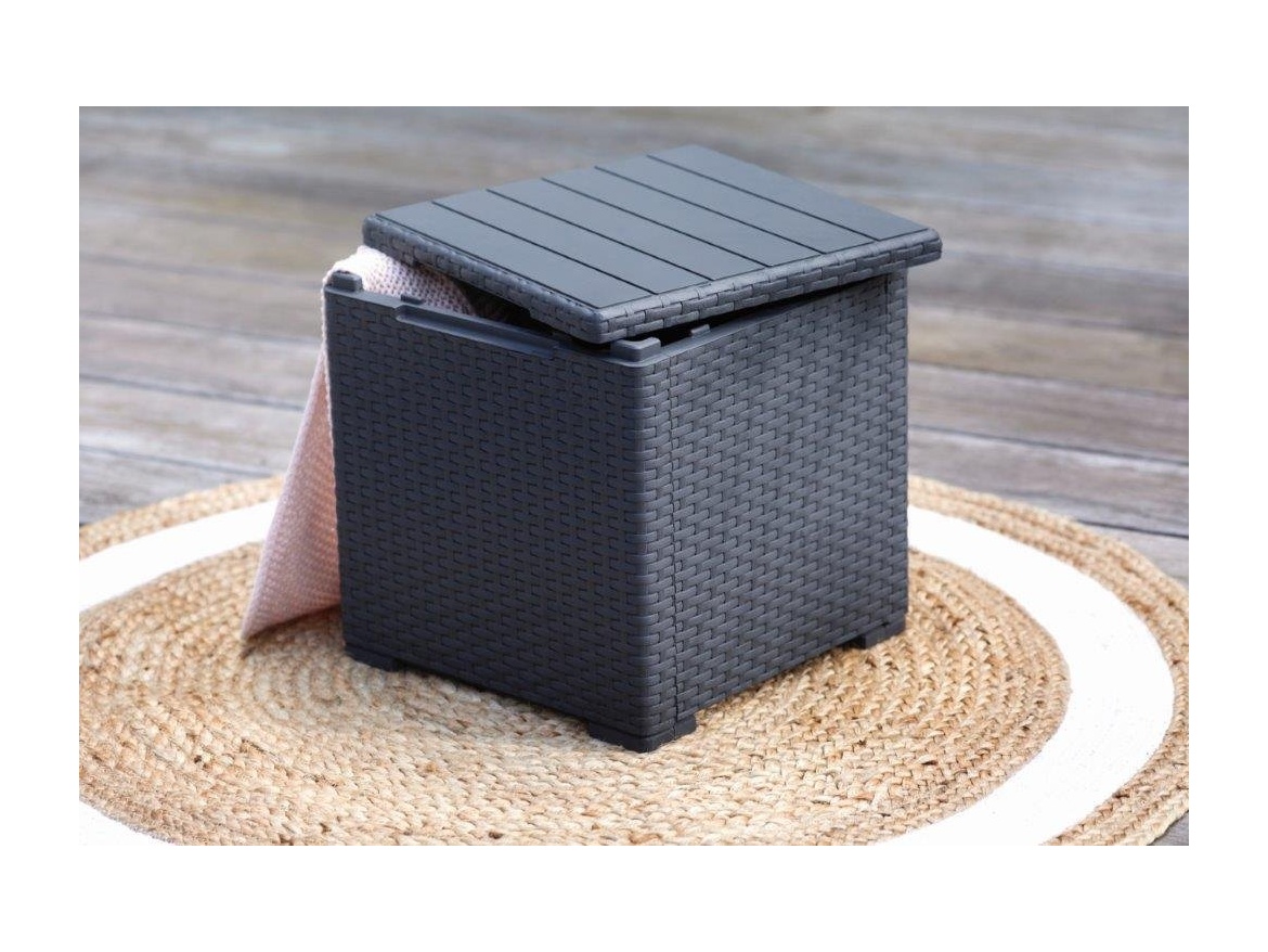 Keter Zahradní stůl  Vigo grafitový s úložným prostorem