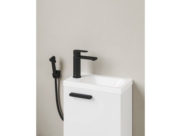 Ravak SD Chrome II korpus skrinky 40, biela, madlo 152 mm, čierna