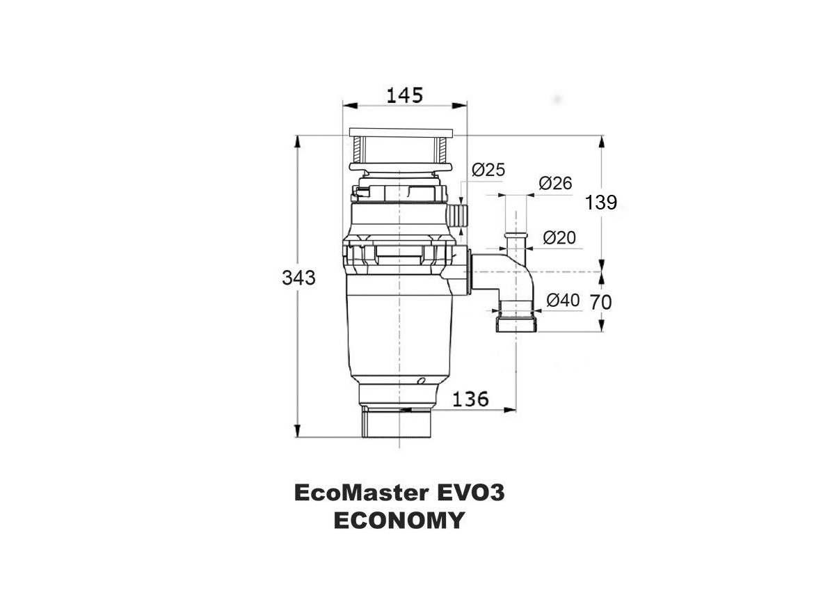 Hulladékaprítók EcoMaster ECONOMY EVO3
