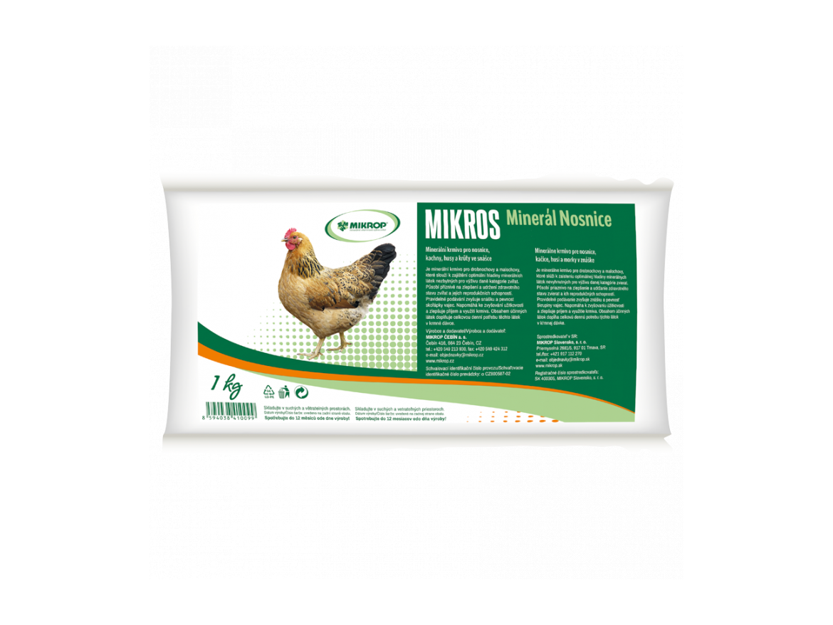 Scobax Mikros Minerál Nosnice 1kg