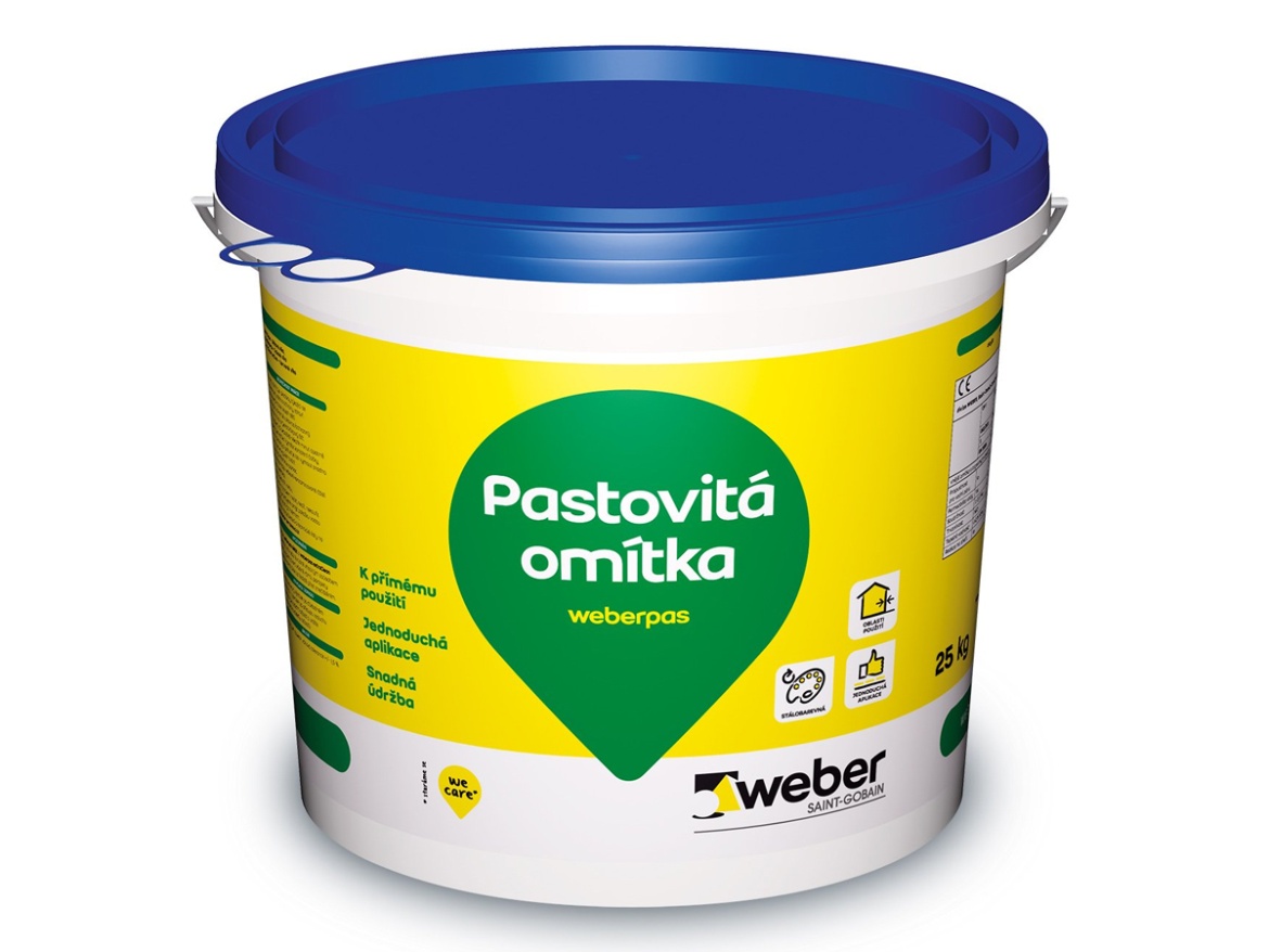 Silikátová omítka Weber Weberpas (zrnitá)