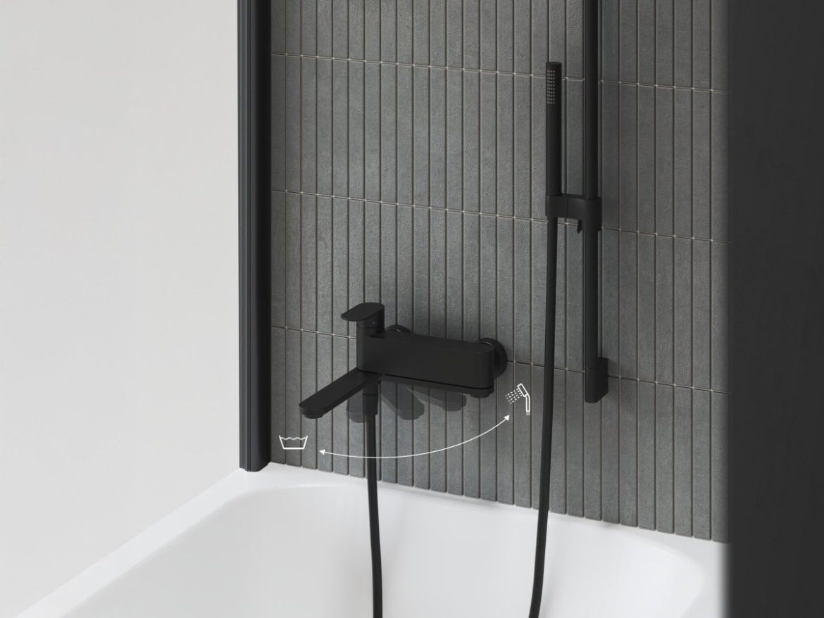 Ravak CR II 022.00CR Vanová nástěnná baterie bez sprchového setu, chrom