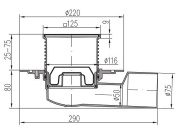 Vpusť Chuděj Neptun PVBU 50/75
