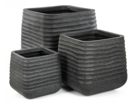 G21 Květináč  Lava Cube 28 x 28 x 27,5