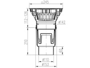Vpusť Chuděj KVS 110/250