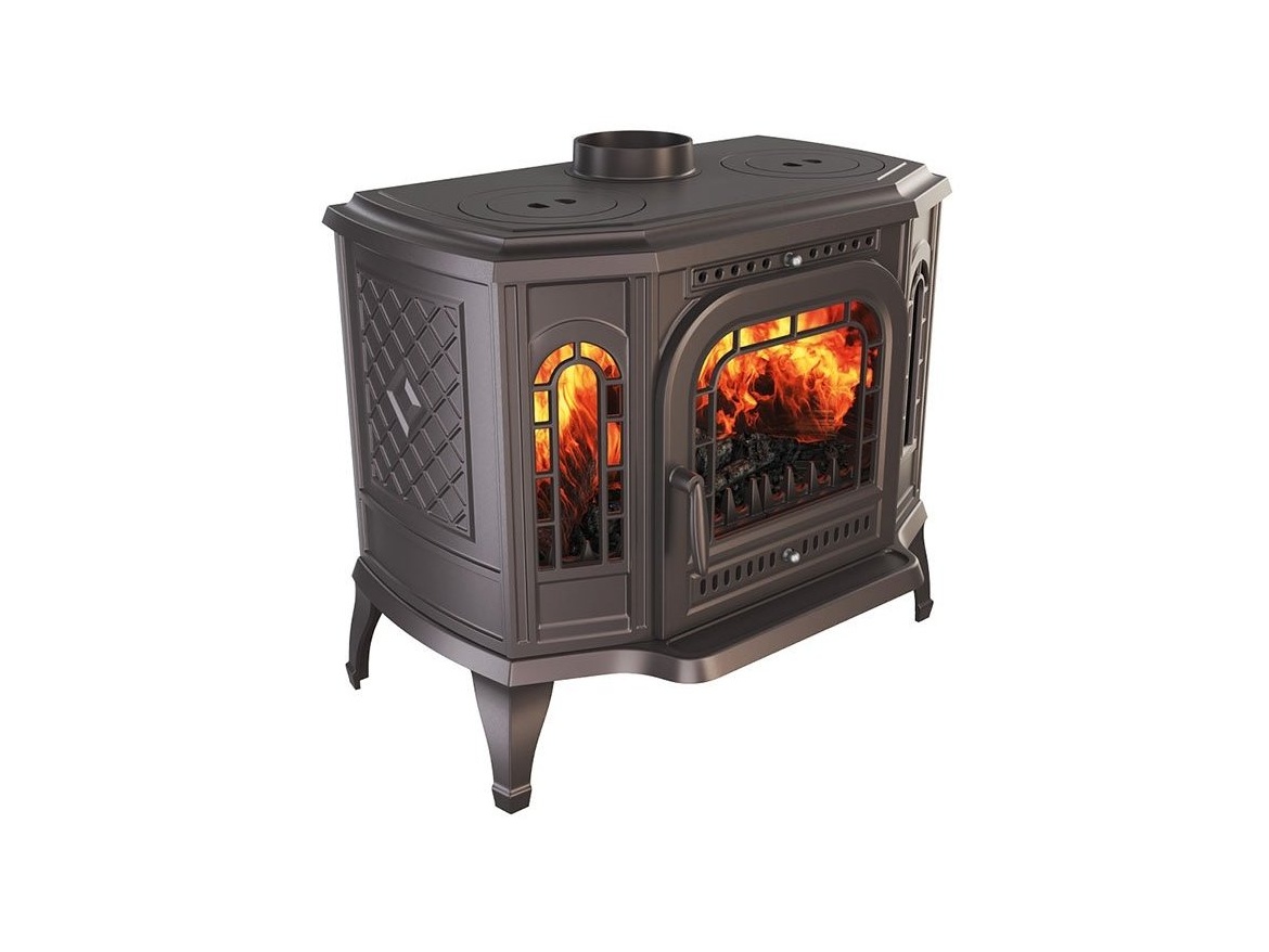 Kawmet Litinová krbová kamna P7 PB s varnými plotnami - 10,5 kW ECO