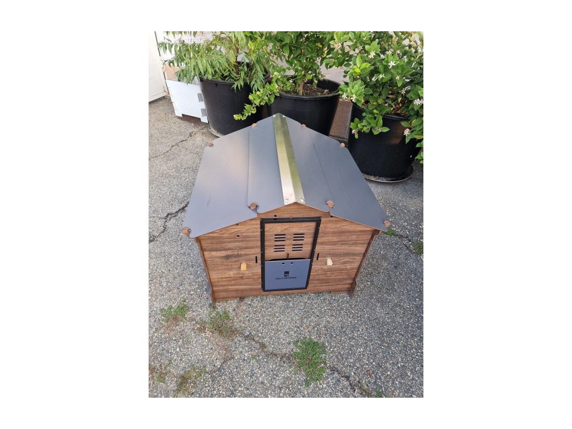 Kurník Scobax Kurník POLLY SIMPLY L – odolný HPL kurník pro 6–8 slepic bez údržby + možnost Polly AutoDefender