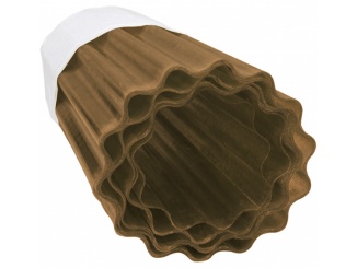 Sklolaminátová vlnitá rola Scobax PES 1000 mm, bronz