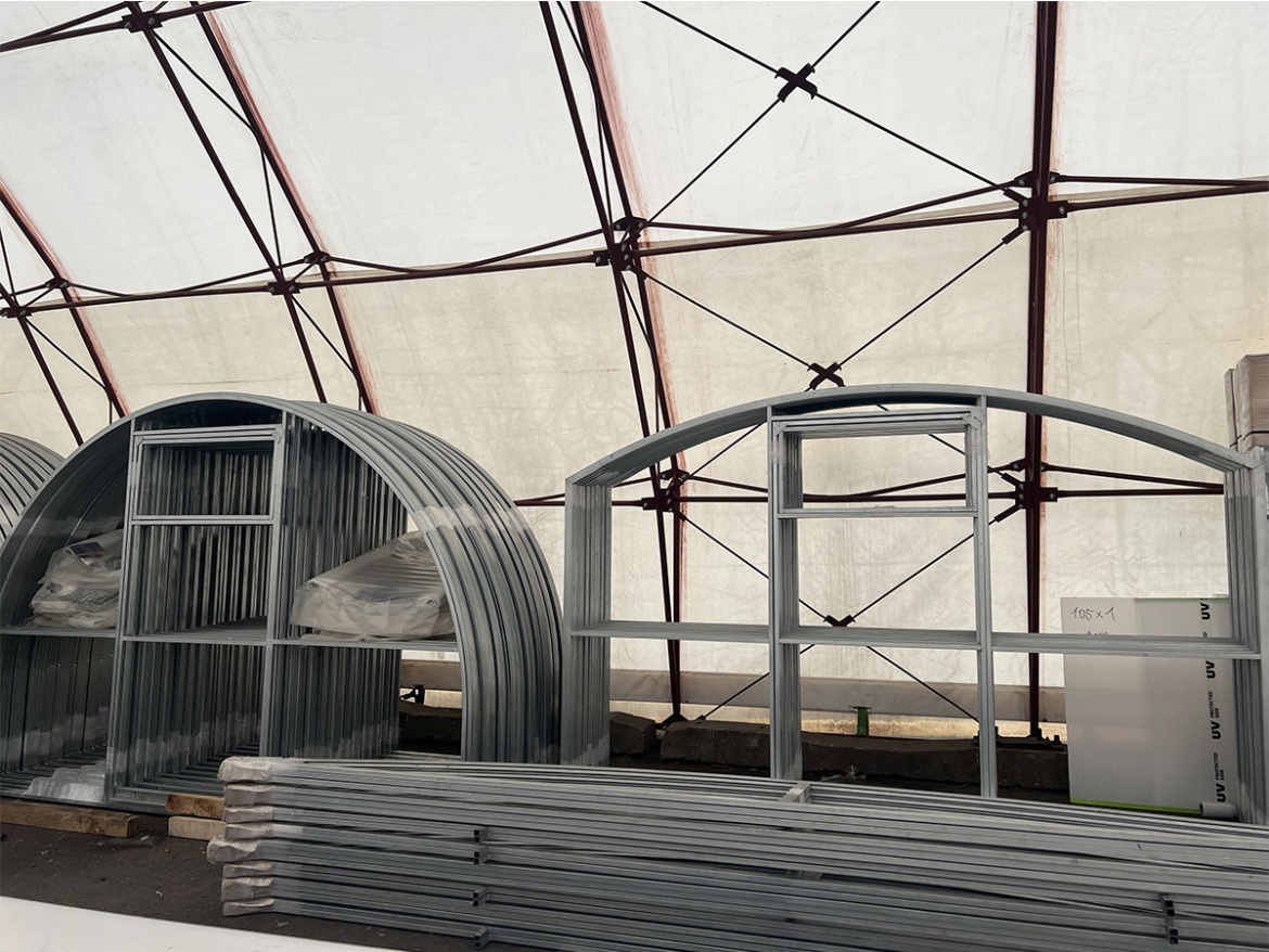 Polikarbonát üvegház Scobax Agroman