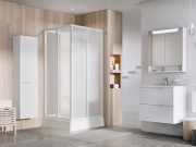 Ravak ASBRV2 80x80, biela+pearl (4 diely)