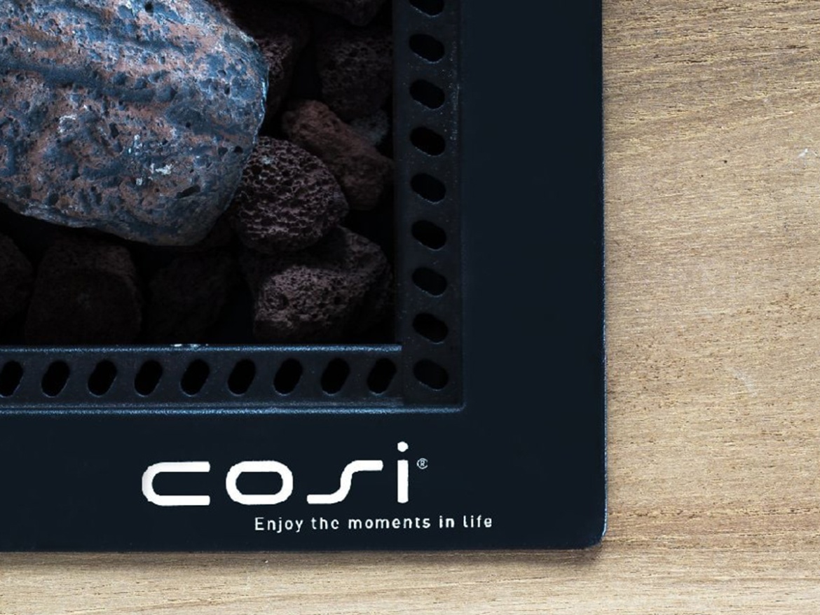 Plynové ohniště COSI- typ čtvercový - nerezová ocel COSI Cosiburner square