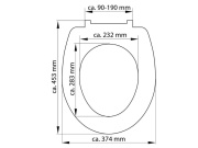 WC sedátka, záchodová prkna Schütte FLOWER IN THE WIND| Duroplast, Soft Close