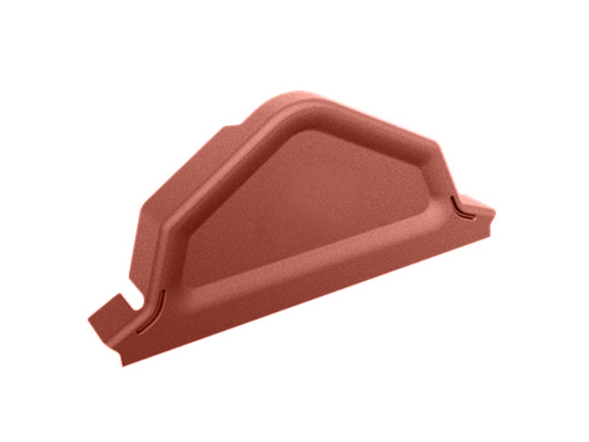 Ploché zakončení hřebenáče Budmat ZP-FLAT