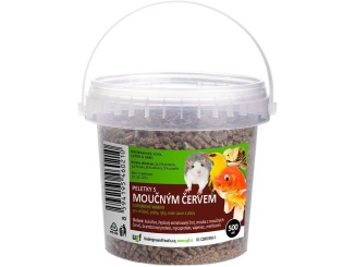 Chov zvierat –  Scobax Peletky s moučným červem 0,5l (350g)
