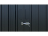Kovová garáž 3,8 x 6 m so sedlovou strechou Antracit Riwall PRO RMCG 20x13 Anthracite