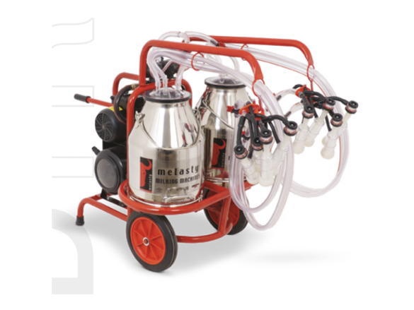 Scobax Mobilní dojící zařízení pro 2 kozy, dvoukonvové, TYKC 4-2 PS, 2x30 L