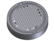 Poklop litinový s odvětráním Kasi KDB82B