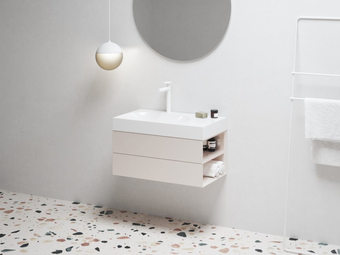 Ravak SD Lite 80 P skříňka pod umyvadlo Alabaster Pink