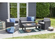 Keter Zahradní stůl Keter Lyon - 116 x 71 x 40 – 65 cm - cappuccino