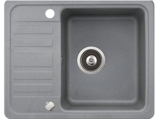 Ereszcsatornával –  Helika alumetallic šedá