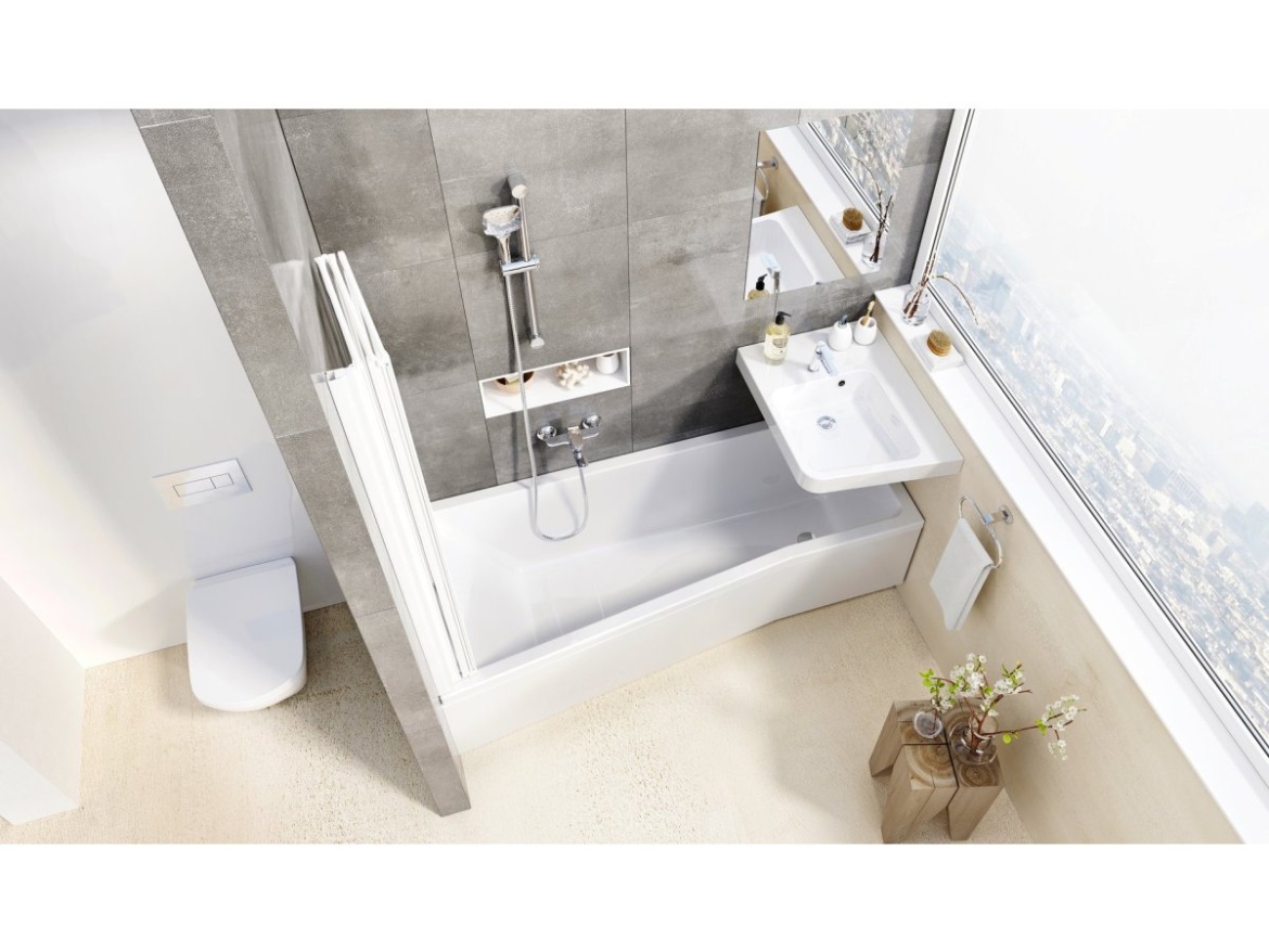 Ravak VS3 100, biela+rain