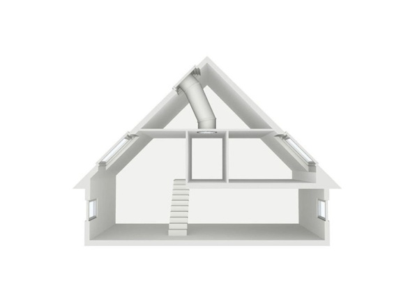 Velux Světlovod s pevným tubusem pro šikmé střechy TWR/TLR