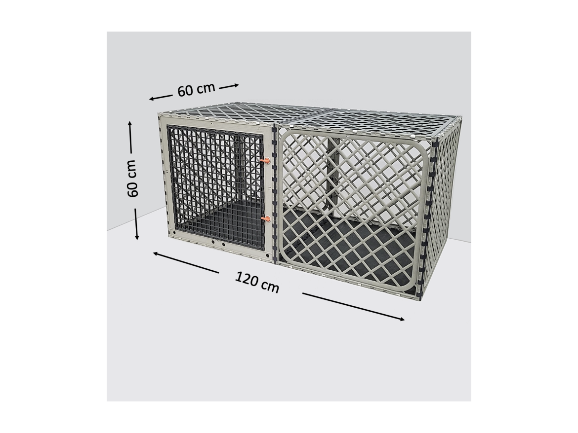 Scobax Ohrádka a klec Leganest 60 x 120 x 60 cm – Flexibilní a bezpečný prostor pro psy, kočky a králíky