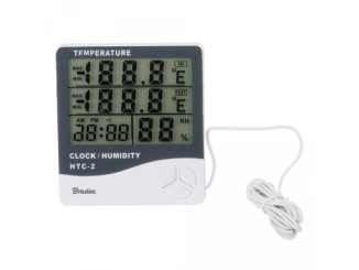 Kerti szerszámok –  Bradas Vnitřní meteorologická stanice Bradas WHITE LINE s venkovním teplotním senzorem